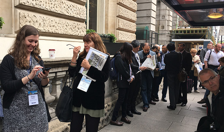 More than 30 media executives toured London's most-innovative news media companies for two days this week.