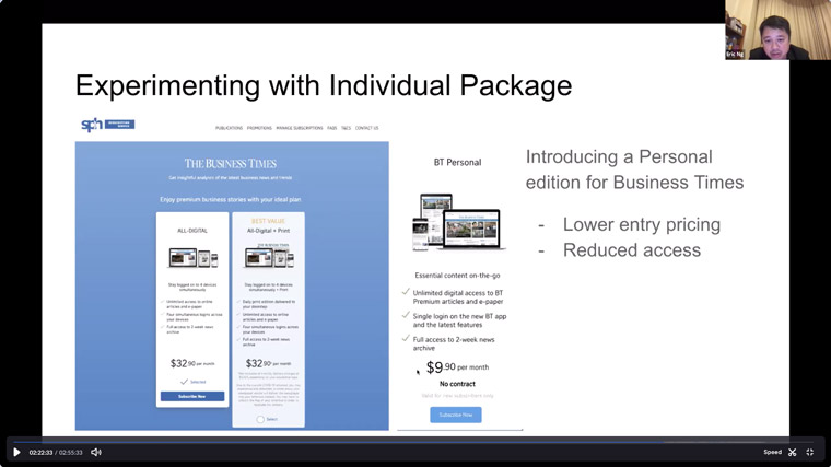 SPH launched its Personal Edition Package within a week of the coronavirus lockdown.
