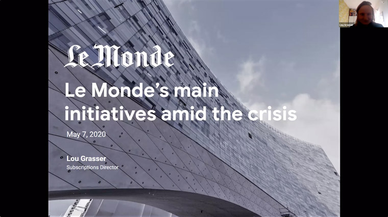 From late March to the start of May, Le Monde has almost doubled its digital subscriber base.
