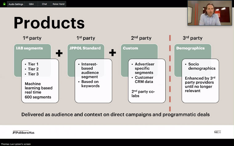 JP/Politikens Hus combines multiple data sources for its Relevance platform.