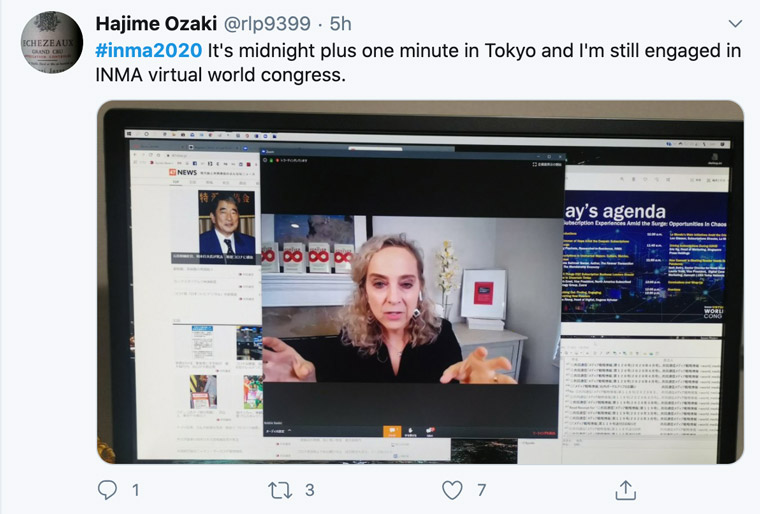 More than 300 INMA members throughout the world are taking part in the Virtual World Congress.
