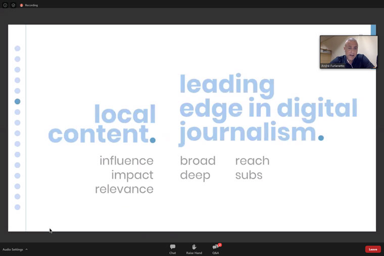 The move to a digital focus with printed weekend edition has increased KPIs across the board.