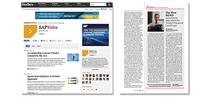 Two images of a Forbes online article.