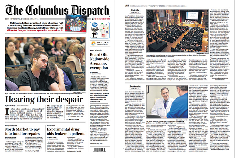 The Columbus Dispatch's "Silent Suffering" engaged print and digital readers.