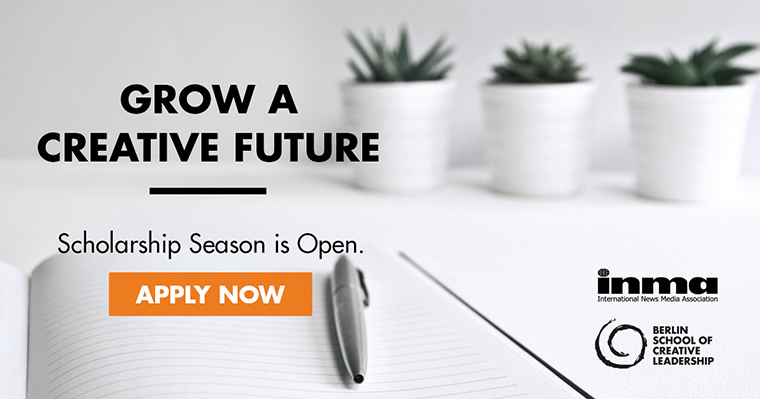 For the fourth year in a row, INMA offers a scholarship to the Berlin School of Creative Leadership’s Executive MBA programme.