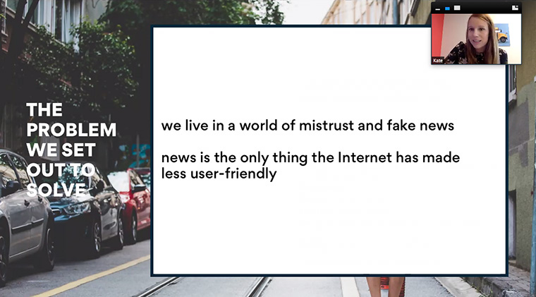 News is the only thing the Internet has made more difficult, Axios executive Kate Meissner says.