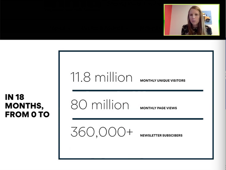 Axios has grown its audience quickly, to nearly 12 million monthly unique visitors.