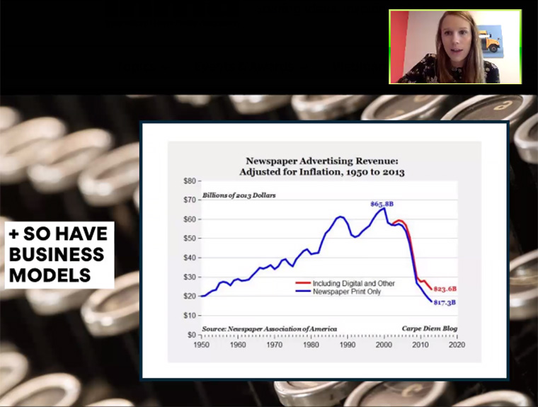Many media companies haven't met the changing digital reader habits because they're too busy chasing dwindling revenue.