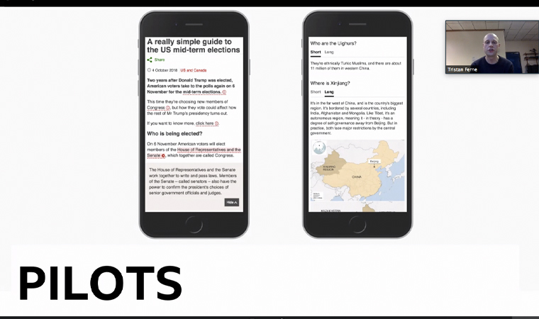 The BBC News is piloting some of their winning prototypes on the Web site now.