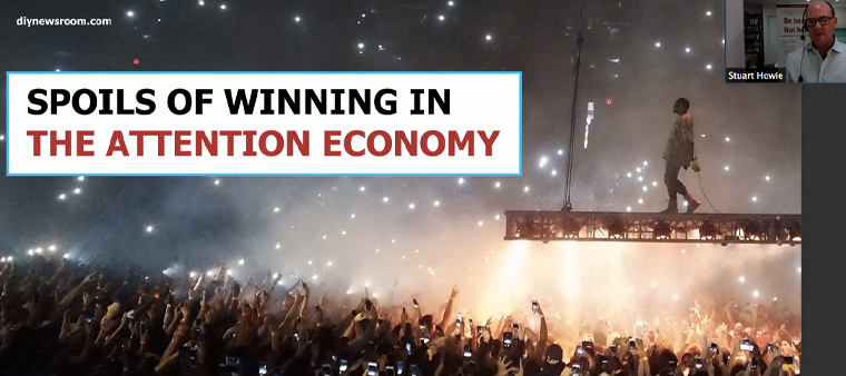 Winning the attention economy means retaining audience and controlling your own content.