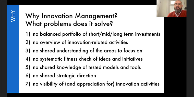 Without innovation management, organisations have a tough time addressing these seven problems.