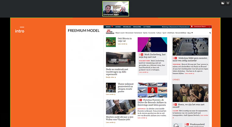 De Standaard found success with a porous paywall model after trying a free trial model that didn't work well.
