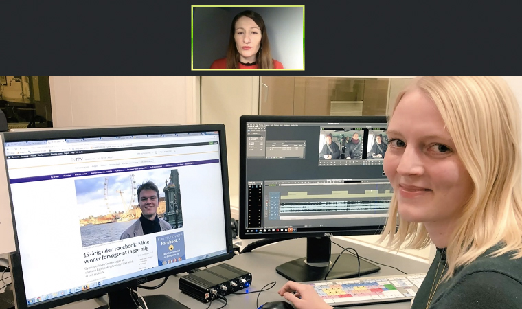 TV Midtvest journalists like Sarah used the detox to create an editorial series about social media detox.