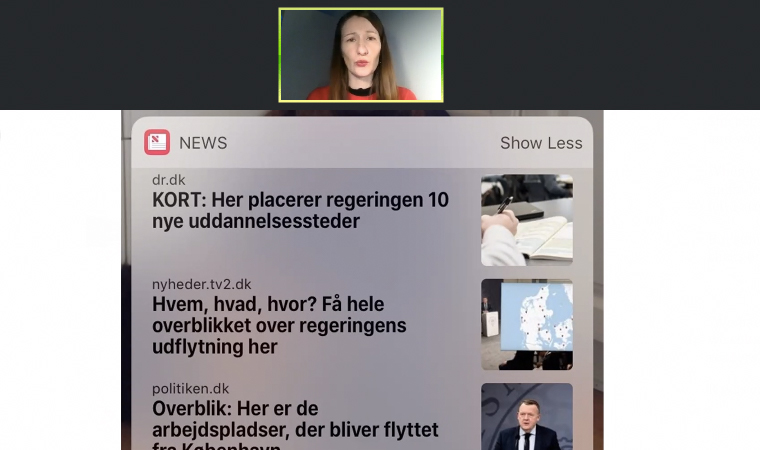 The second day of the Facebook detox, TV Midtvest was featured on Apple News.