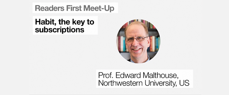 Professor Edward Malthouse discussed research on reader habits versus page views.