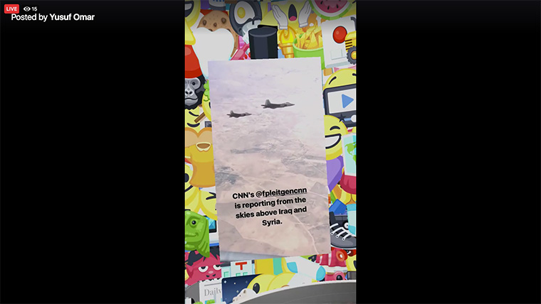 Many media organisations are using Stories to cover major news topics such as terrorism and refugees.