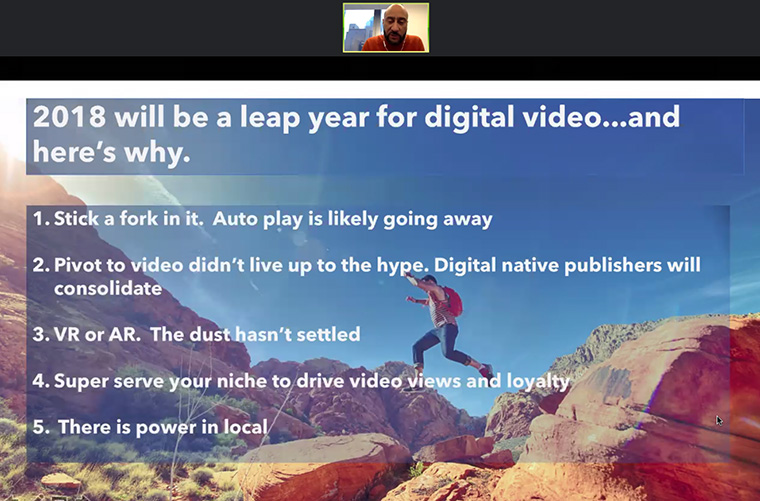 2018 will be a major year for digital video, for several reasons.