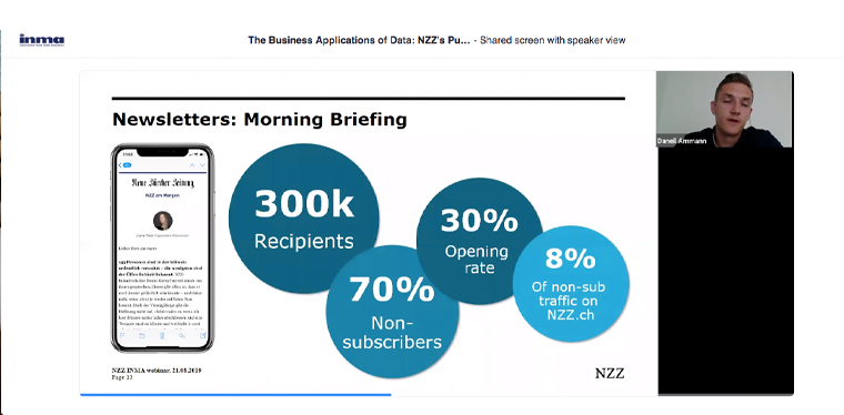 Morning Briefing is one of NZZ's most successful newsletters.