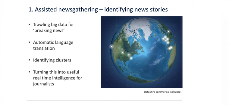 Assisted newsgathering is one major way AI can help the newsroom.