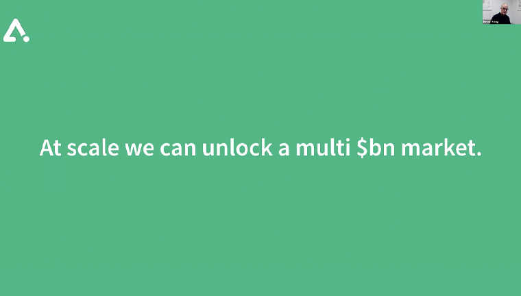 At scale, Young says the media network is a multi-billion dollar platform.