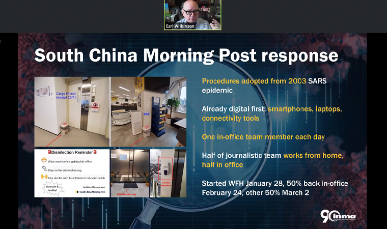 The South China Morning Post response to the coronavirus pandemic.