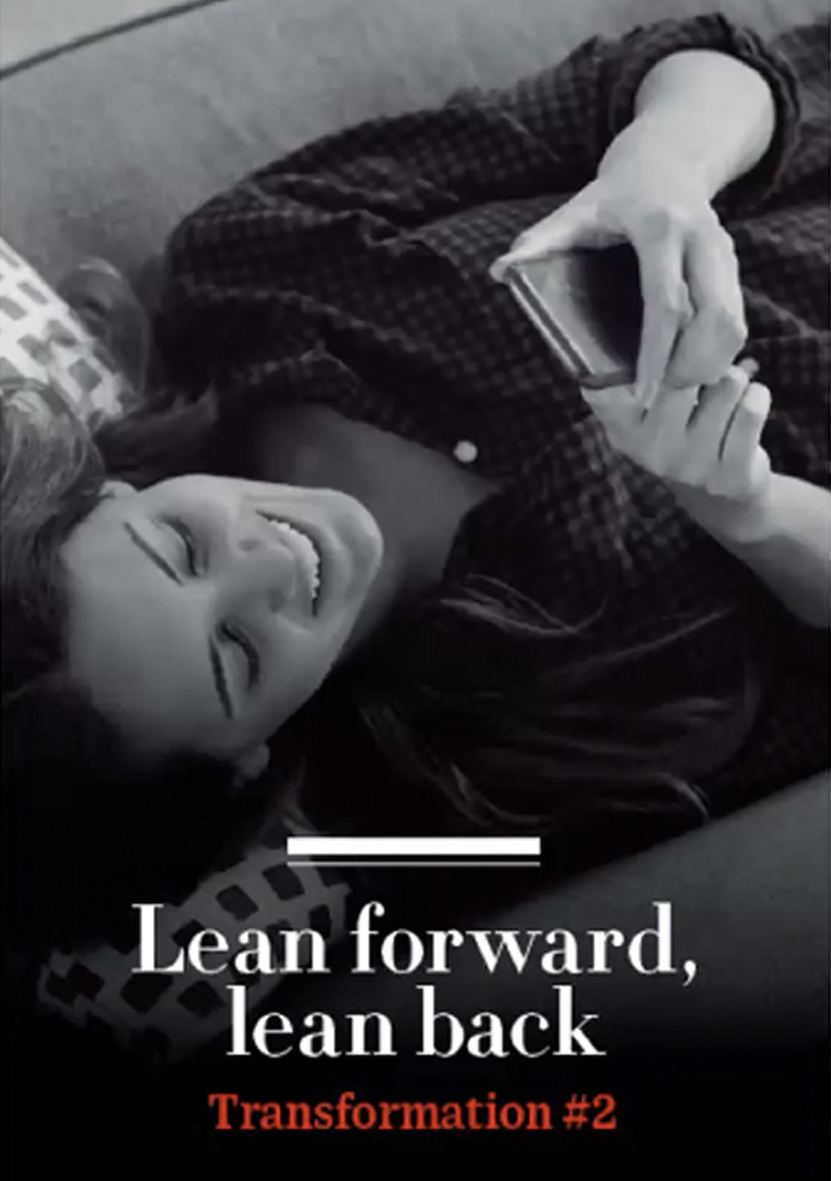 Publishers must create stories for the lean-forward reading habits of mobile.