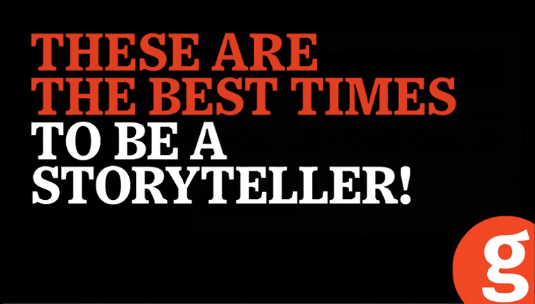 Today's mobile-first era is the best time to be a storyteller, says Mario Garcia.