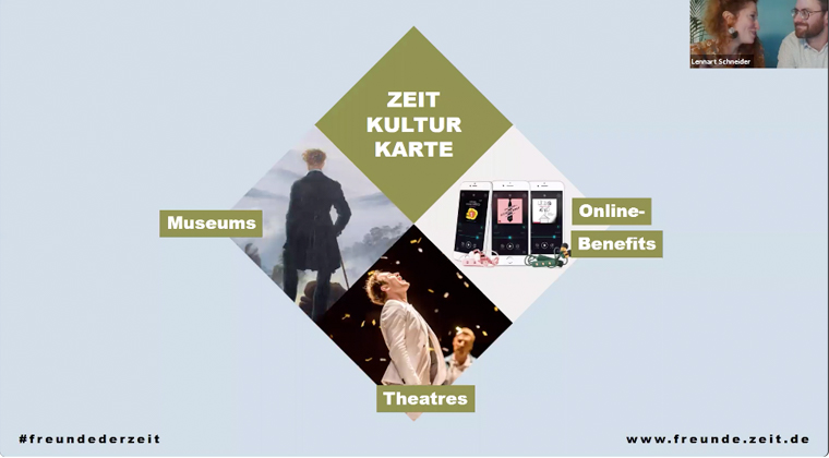 The Zeit Kultur Karte offers members discounted tickets and other cultural benefits.