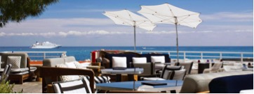 Meridien Plaza Hotel seaside terrace