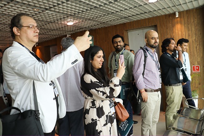 Delegates on the INMA South Asia study tour