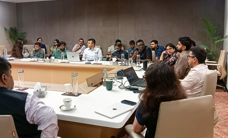Delegates in a briefing on the 2026 study tour