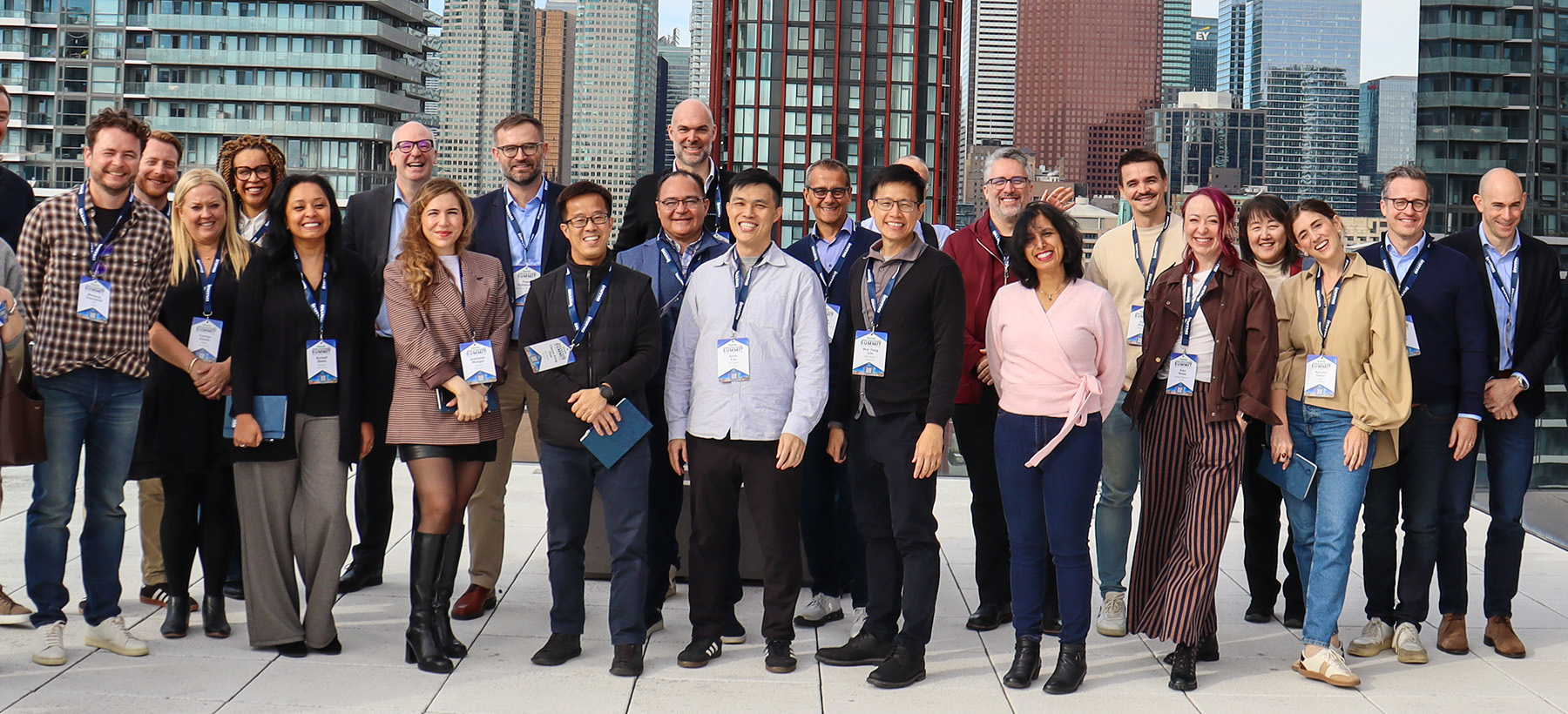 Blue Line study tour group